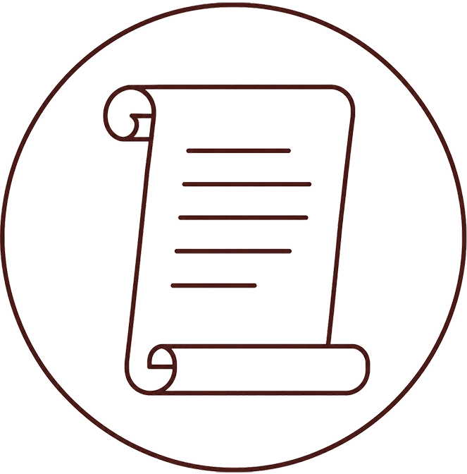 icona tradizione con pergamena