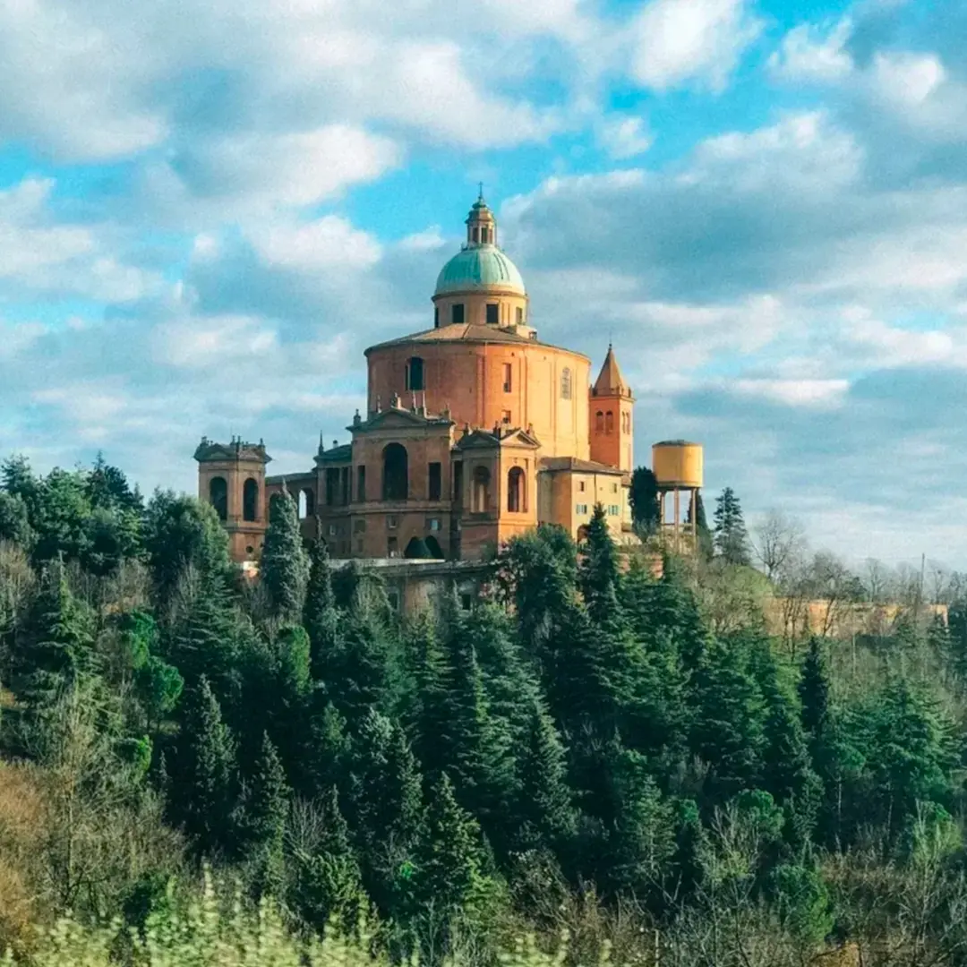 San Luca Bologna vista dall'alto
